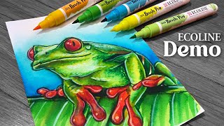 Discover The Basics Of Ecoline Brush Pens And Watercolor Markers