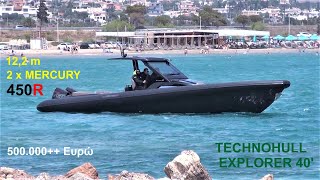 ΦΟΥΣΚΩΤΟ ΣΚΑΦΟΣ TECHNOHULL: 12,2m | 900HP | 500.000+ ΕΥΡΩ.