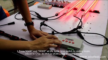 Write Code of the DMX LED Meteor Tube