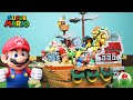 スーパーマリオフィギュアコレクション クッパの飛行船にたくさんのフィギュアを乗せてみた！ SUPER MARIO COLLECTION