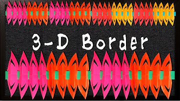 BEAUTIFUL 3-D BORDER IN A FEW MINUTES.