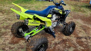 Yamaha Raptor 700 +4 swing arm install DIY