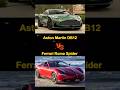 Aston Martin DB12 VS Ferrari Roma Spider #astonmartin #ferrari #supercar