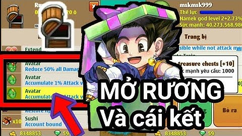 Ngọc rồng online - Mở rương cấp 10 và cái kết ... Nghiêm Geta TV