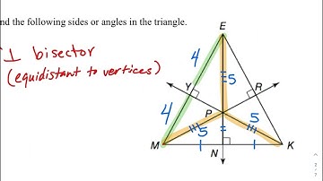 Geo 5.1 finding segment lengths given a circumcenter