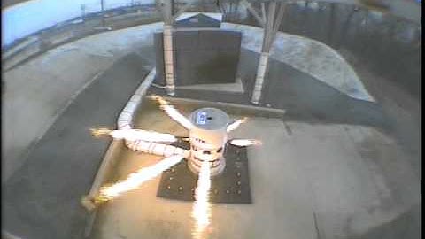 Orion Attitude Control Motor test