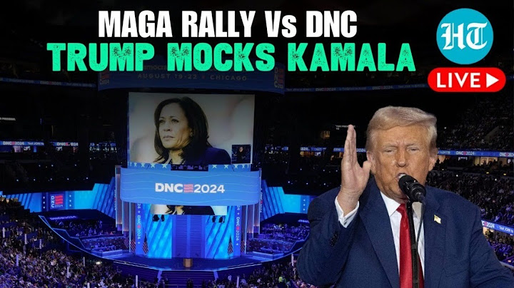 LIVE | Donald Trump Mocks Kamala Harris Amid DNC | Vance | Walz | Biden | US Election | MAGA Rally