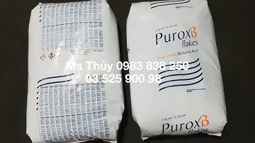 Hóa chất Axit Benzoic Hà Lan thương hiệu PuroxB nổi tiếng tại Tp Hồ Chí Minh
