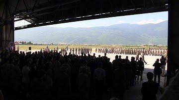 EUFOR Change of Command Ceremony