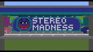 GEOMETRY DASH LEVEL 1 - STEREO MADNESS IN MINECRAFT! (OLD)