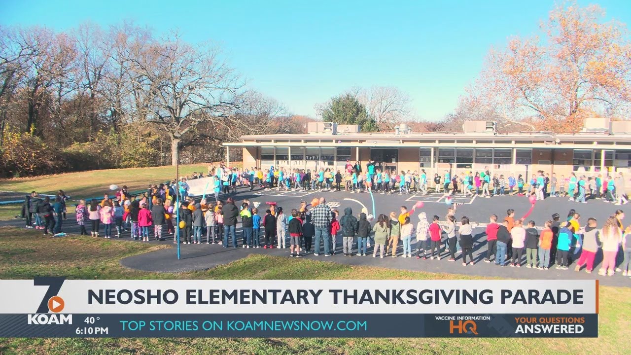 Neosho elementary students host parade for fellow students YouTube