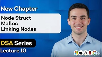 C Linked List Tutorial: Node Struct, Malloc & Linking Nodes (DSA Beginners Guide)