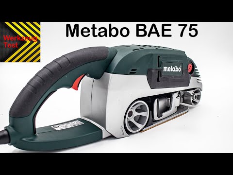 Bandschleifer Metabo BAE 75 - Werkzeug Test