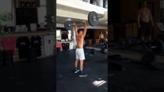 Andreas Schinas Cyprus throwdown 2017 wod1