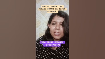 Kraak ISI BStat/BMath in je eerste poging! #ISIBStat #ISIBMath #studyhacks #examtips #toppers