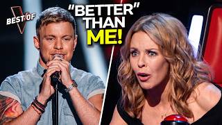 He Sang Kylie's BIGGEST Hit Right In Front Of Her...And NAILED It | The Voice