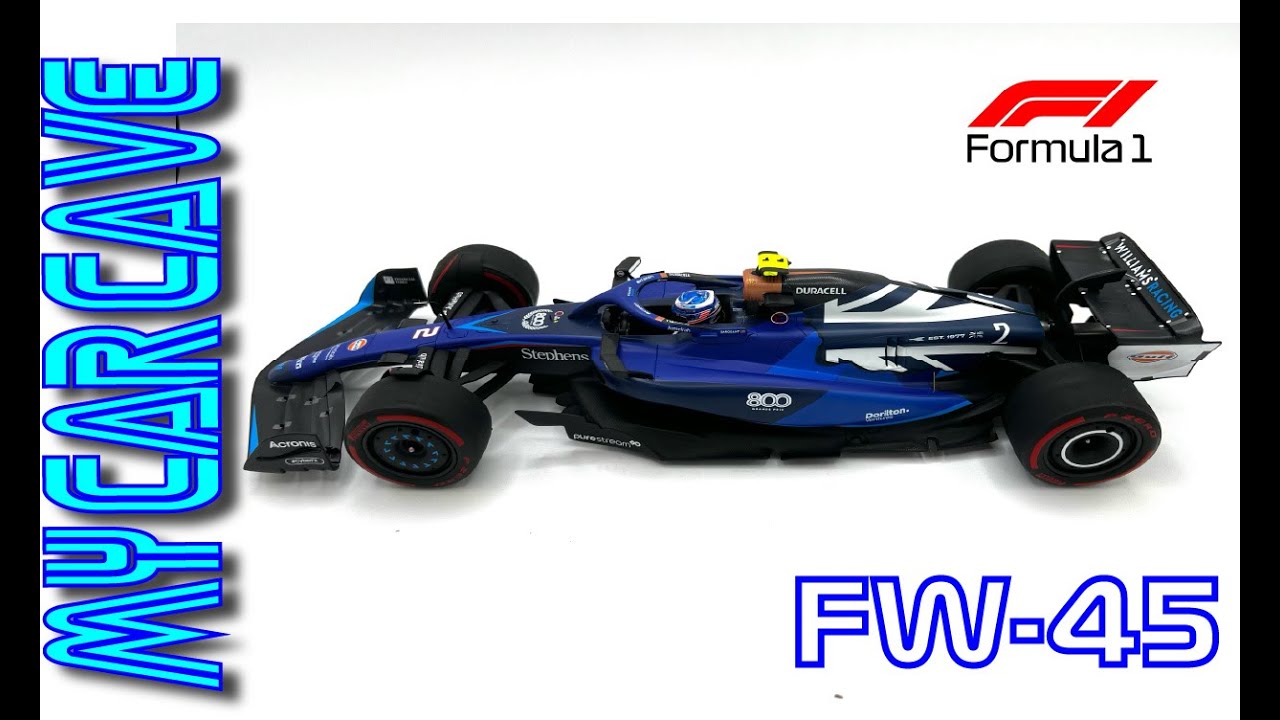 2023 Williams FW45 British GP Logan Sargent in 1/18th by Spark