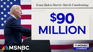 Biden-Harris campaign raised historic $187 million in first quarter of fundraising