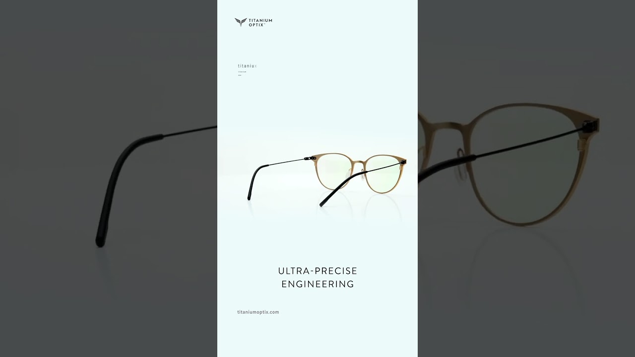 Discover Dune Beta Titanium Eyeglass Frames from Titanium Optix  