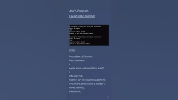 Do while loop | Palindrome Number In Java #shorts #java #dowhileloop