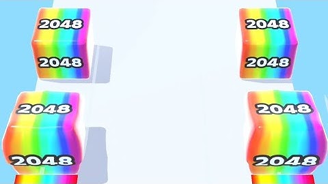 Jelly Run 2048 Gameplay Walkthrough All Levels iOS, Android