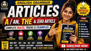 The Articles in English Grammar | A, An, The & Zero Article | Complete Rules & Tricks | One Shot |