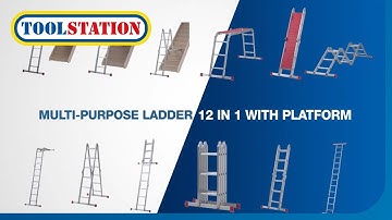 The multipurpose 12-in-1 Combination Ladder with Werner | Toolstation