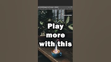 MAKE STEAM ON COFEE #photoshop #shorts