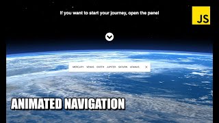 Animated Navigation JavaScript Tutorial | How to make Navigation with Animation