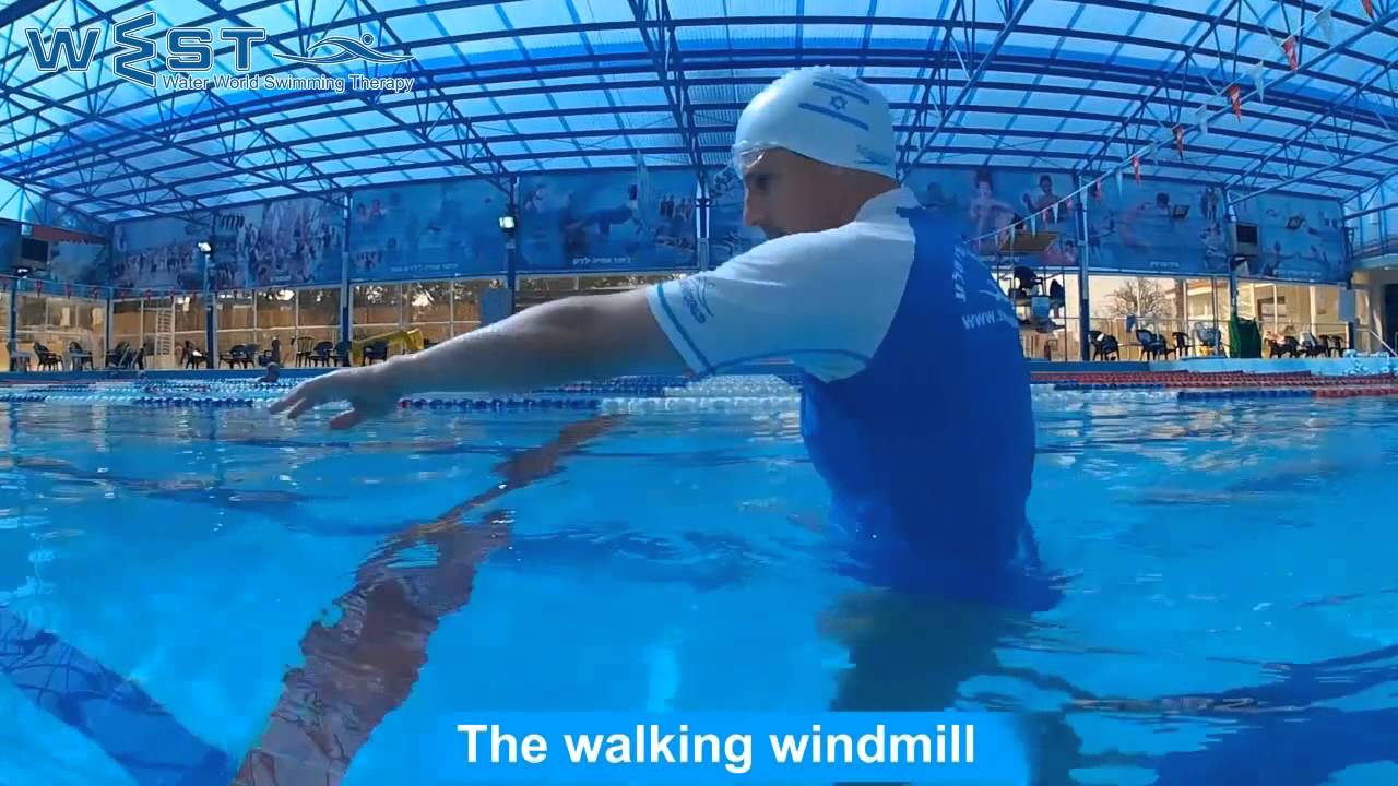 Learn to swim freestyle in WEST swimming technique -step 1