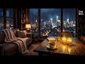 Rainy City Window Jazz | Relaxing Piano Jazz for Deep Sleep and Calm Mind