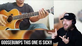 Alip Ba Ta - Goosebumps theme song (Fingerstyle Cover)(REACTION VIDEO)