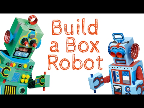 Build Your Own Recycled Cardboard Robot Costume UK