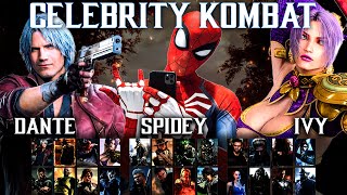 Celebrity Mortal Kombat Famous Game Characters