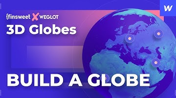 How to build a 3D Globe in Webflow [No Coding]