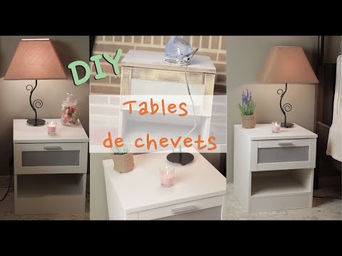 Vidéo: Tables De Chevet Pour La Chambre (49 Photos): Tables De Chevet Blanches, Faites-le Vous-même, Suspendues élégantes, Angulaires Et étroites, Modernes Sur Pieds