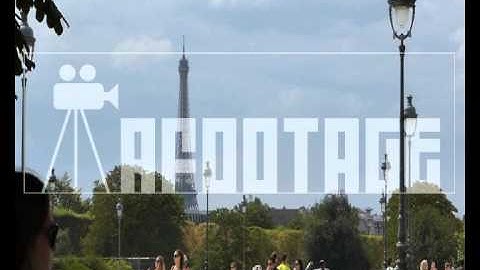 PARIS EIFFEL TOWER SEEN FROM LOUVRE PALACE ZOOM BACK new)