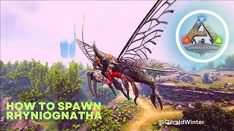 How To Spawn in The Rhyniognatha in (Ark Survival Evolved)
