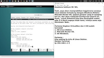TUTORIAL KONFIGURASI IP ADDRESS, DNS SERVER, DHCP SERVER, WEB SERVER, MAIL SERVER, SAMBA SERVER DI D