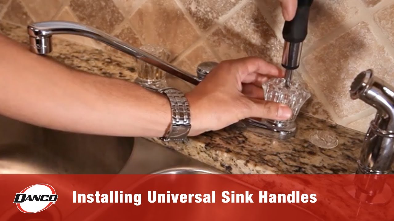Installing Universal Sink Handles