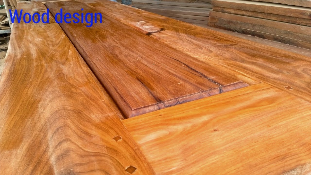 How to polish and spray wood doors//Natural wood door spraying