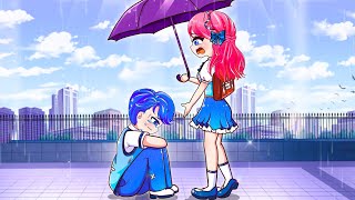 Por favor deja de llover - Historia de Anna x Alex | Gacha Life x Gacha Club | Rainbow Z en Español