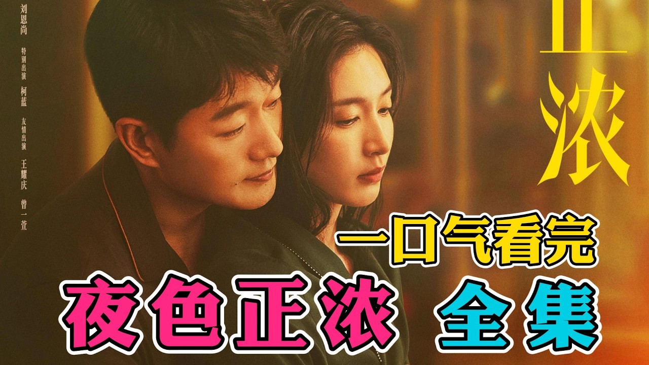 一口气看完《夜色正浓》全集：江疏影佟大为新剧深扒成年人的欲望与背叛！大结局真的太解气了！