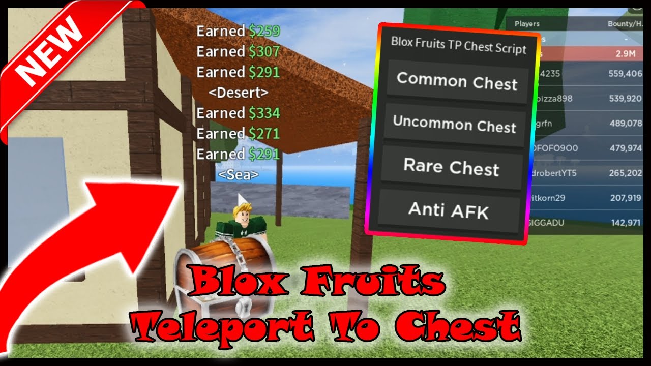 Chest Farm Blox Fruits Script