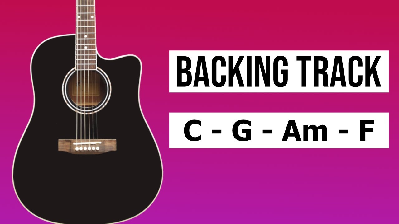 Easy Beginner Rhythm Guitar Backing Track Jam in C Major (75 BPM) - YouTube