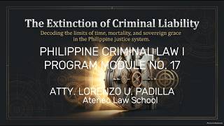 PROGRAM MODULE NO  17, CRIMINAL LAW I