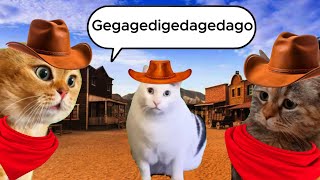 The Cowboy Cats sing ''Cotton Eye Joe\