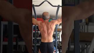 60 year old man doing pull ups #motivation