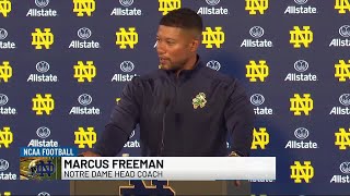 Marcus Freeman Sees Difference In Fighting Irish After Naming Cj Carr Starting Qb