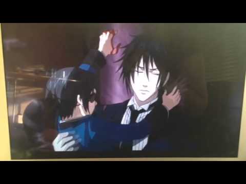 Sebastian teasing Claude with Ciel-3